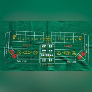 Crapps and Black Jack Felt